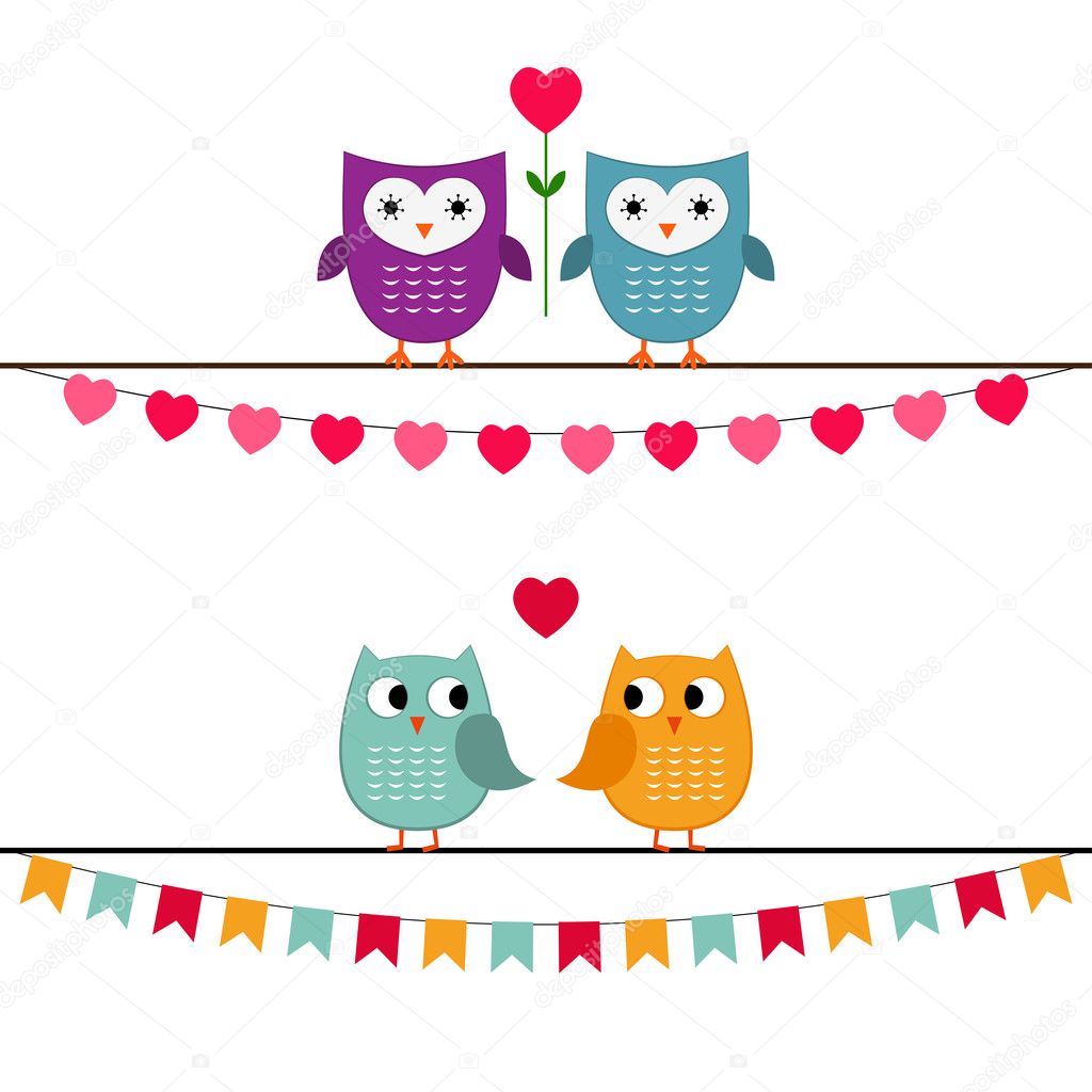 Owl couples set