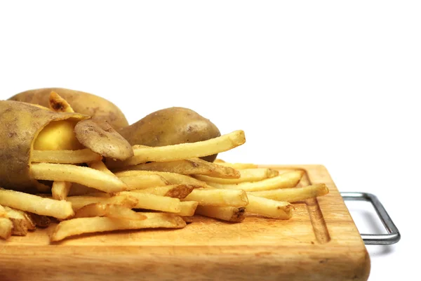 Концепция картошки фри — стоковое фото