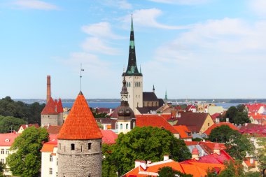 Old Town of Tallinn clipart
