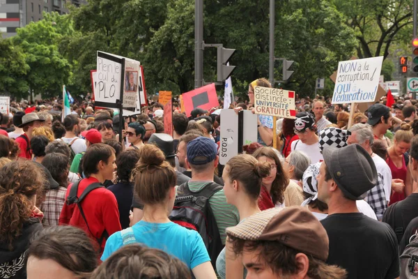 Demonstration against law 78 — Stock Photo, Image