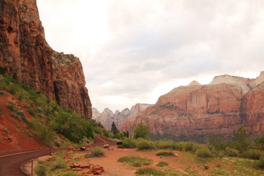 Landscape at Zion, national park clipart