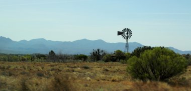 Wind water pump clipart