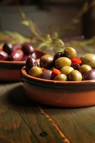 Mängd oliver — Stockfoto