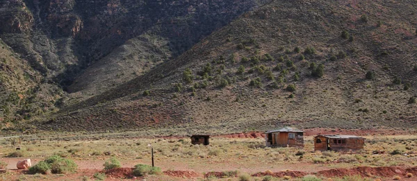 Holzhütten in arizona — Stockfoto