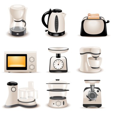 Kitchen appliances clipart