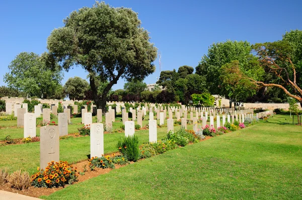 Militära kyrkogård. — Stockfoto