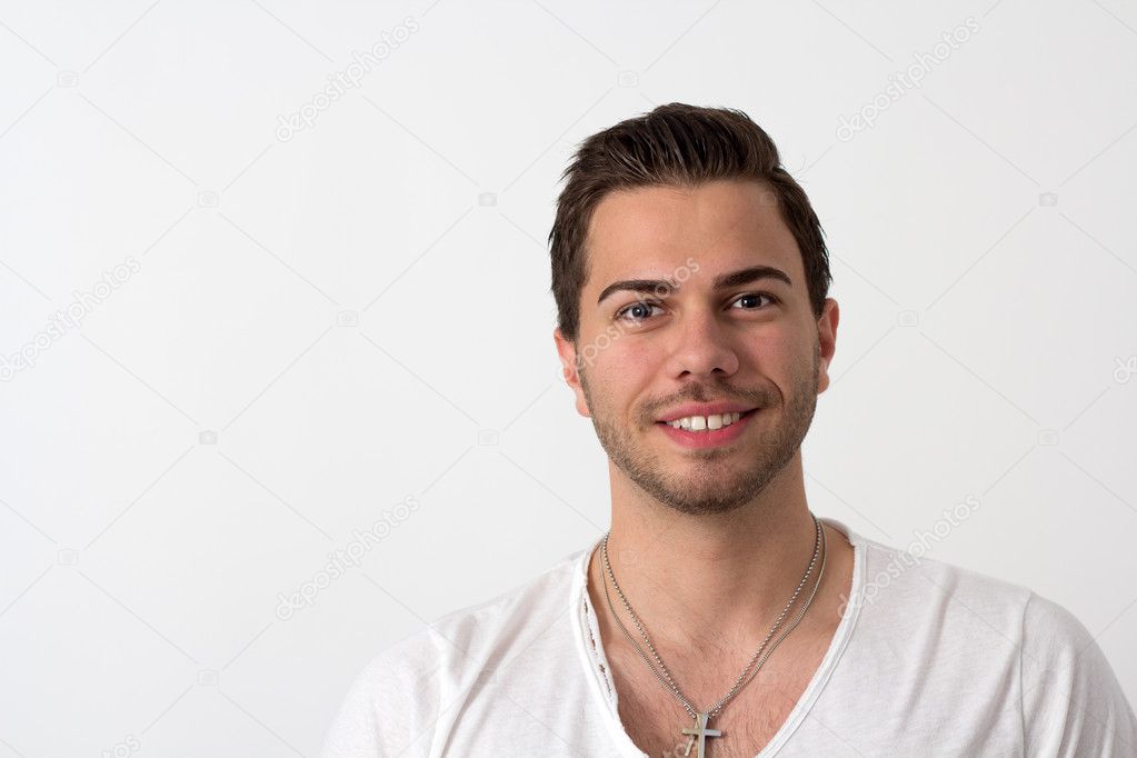 Portrait of a Young Attractive Likeable Man