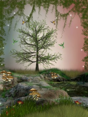 Fantasy Landscape clipart