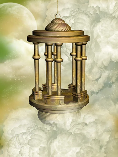 Golden lamp — Stock Photo, Image