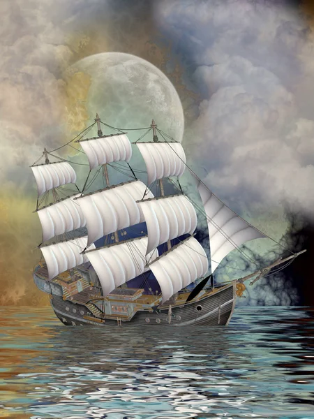 Stary statek — Zdjęcie stockowe