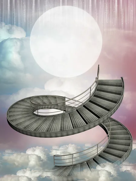 Fantezi merdiven — Stok fotoğraf