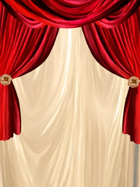 Curtain background — Stock Photo, Image