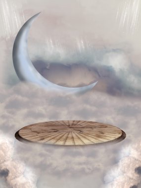 Fantasy moon clipart