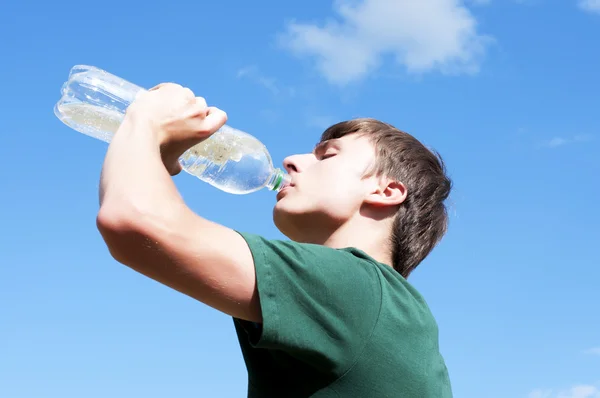 stock image Athlete drinking