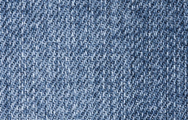 Макрофото текстуры синих джинсов — стоковое фото