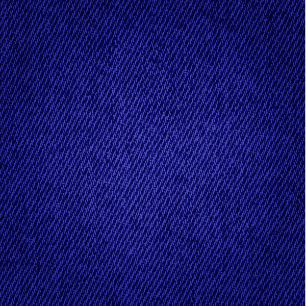 Mörkblå jeans konsistens bakgrund — Stock vektor