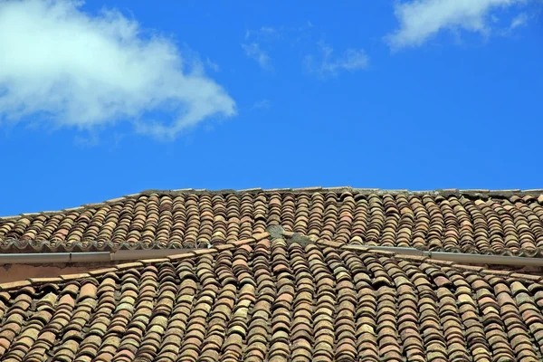 Крыша, типичная для острова Мадейра — стоковое фото