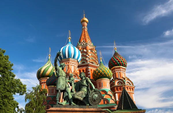 stock image St.Basil's Cathedral on the Red Square in Moscow