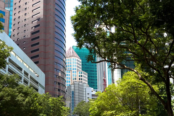 stock image Singapore skyscraper