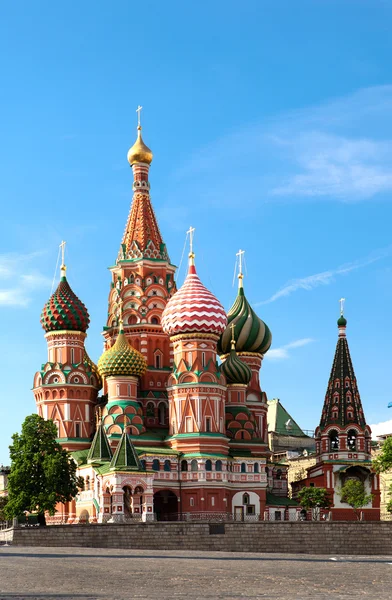 St.Basil z katedry na placu czerwonym w Moskwie Obrazy Stockowe bez tantiem