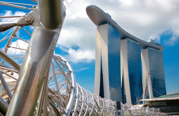 Σιγκαπούρη ουρανοξύστης Royalty Free Φωτογραφίες Αρχείου
