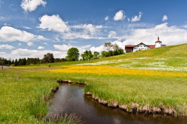 South Bavaria landscape clipart