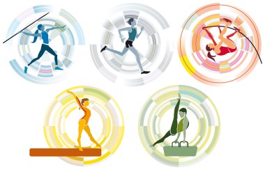 Olympic Sports Disciplines clipart