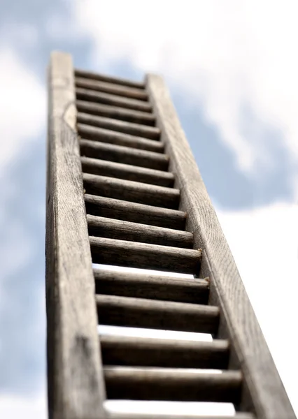 Ladder op sky — Stockfoto