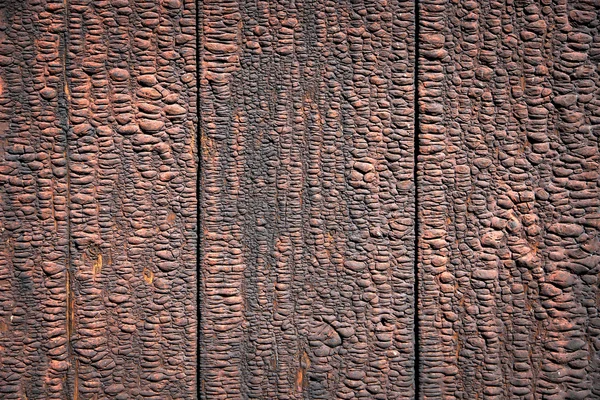 Parede de madeira cor de ferrugem — Fotografia de Stock