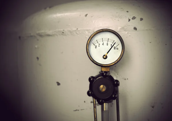 Medidor de pressão vintage — Fotografia de Stock