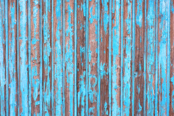 Mur en bois bleu — Photo
