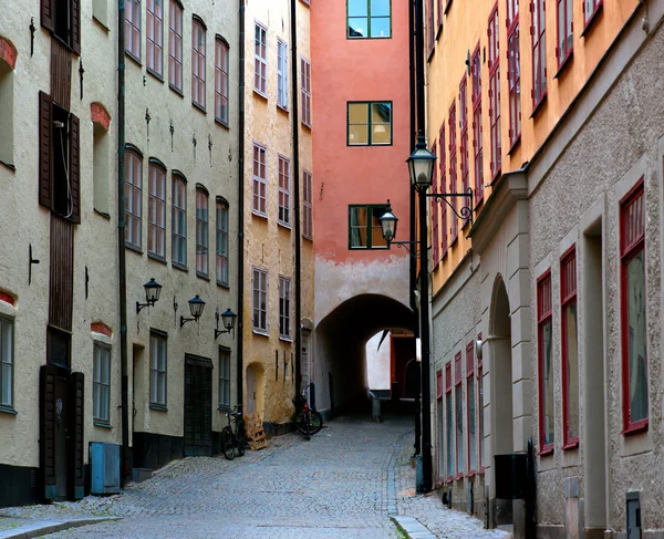 Stockholm dar sokak — Stok fotoğraf