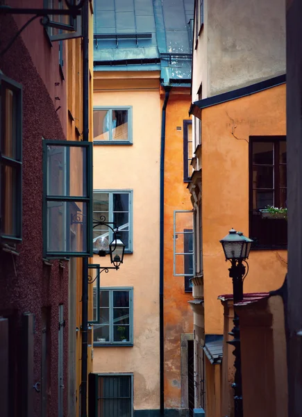 Stare budynki w Sztokholmie — Zdjęcie stockowe