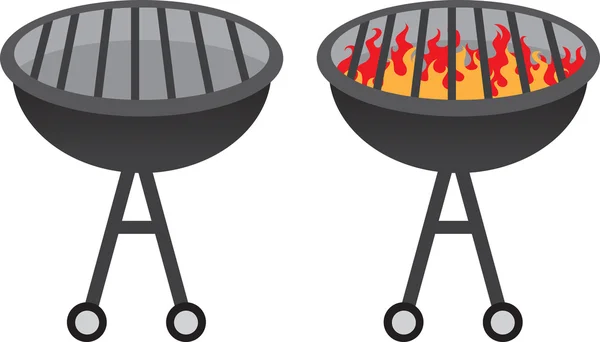 Barbecue Grill — Stock Vector