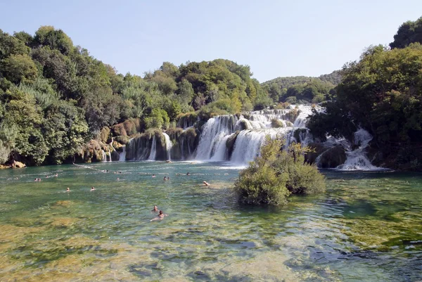 Wasserfälle im Krka-Nationalpark — Stockfoto