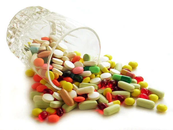 Produtos farmacêuticos para cuidados de saúde — Fotografia de Stock