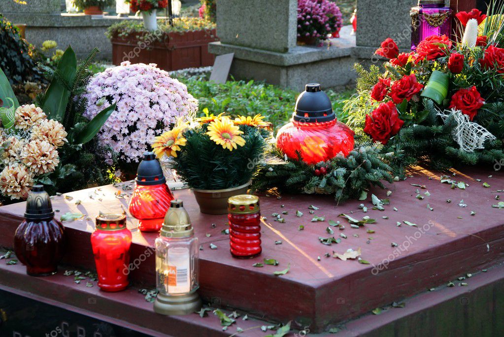 Decorated Tomb In Cemetery Stock Photo Image By C Manka 10795973