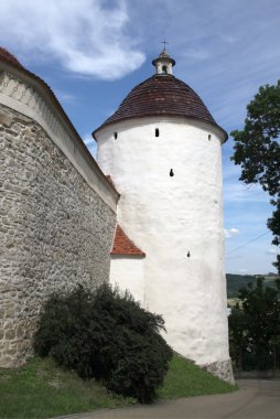 Old tower and city-walls in Nowy Sacz clipart