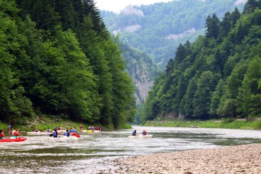 Pieniny Dağları ve dunajec Nehri