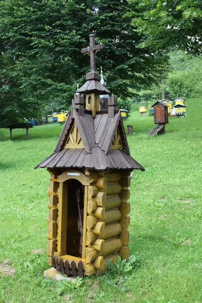 Old bee hive in scansen — Stock Photo, Image