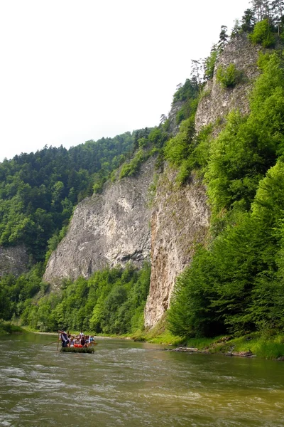 Pieniny Berge und Dunajec Fluss — Stockfoto