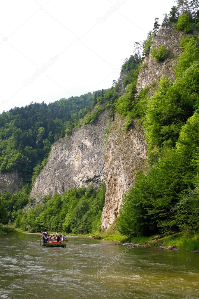 Pieniny mountains and Dunajec river