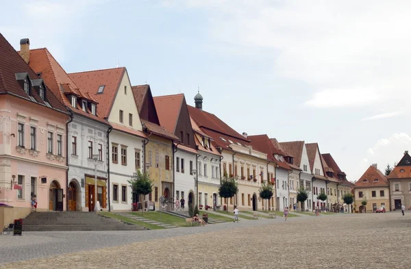 Zentrum der antiken Stadt Bardejov in der Slowakei — Stockfoto