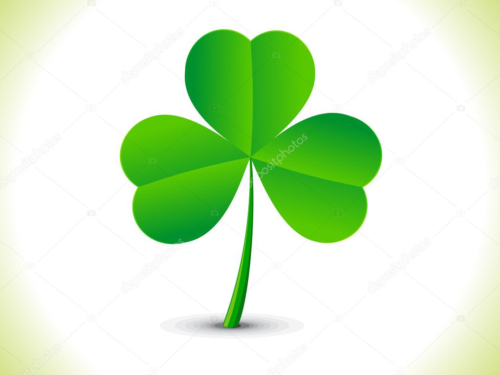 Abstract st patrick clover