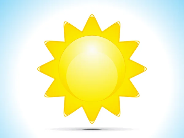 Icona astratta del sole — Vettoriale Stock