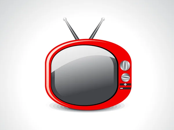 Abstract glossy television icon — Stock Vector