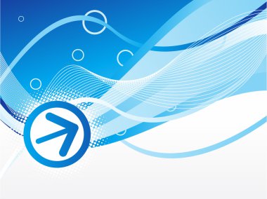 Soyut Dalga Arkaplanı