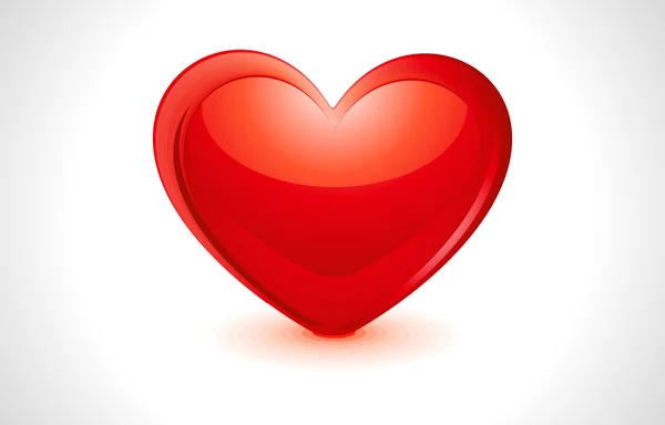 Анотація глянсовий серця — стоковий вектор