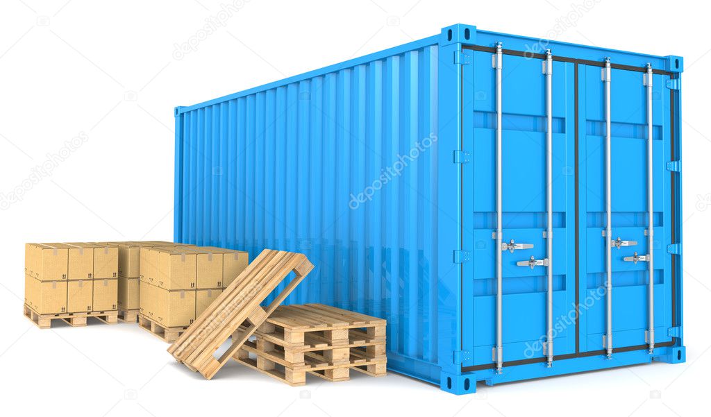 Cargo Container and Goods.
