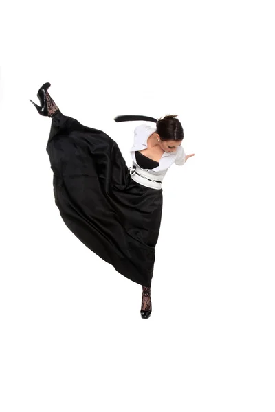 Sexy kobieta tancerz — Zdjęcie stockowe